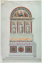 Dessin, élévation d